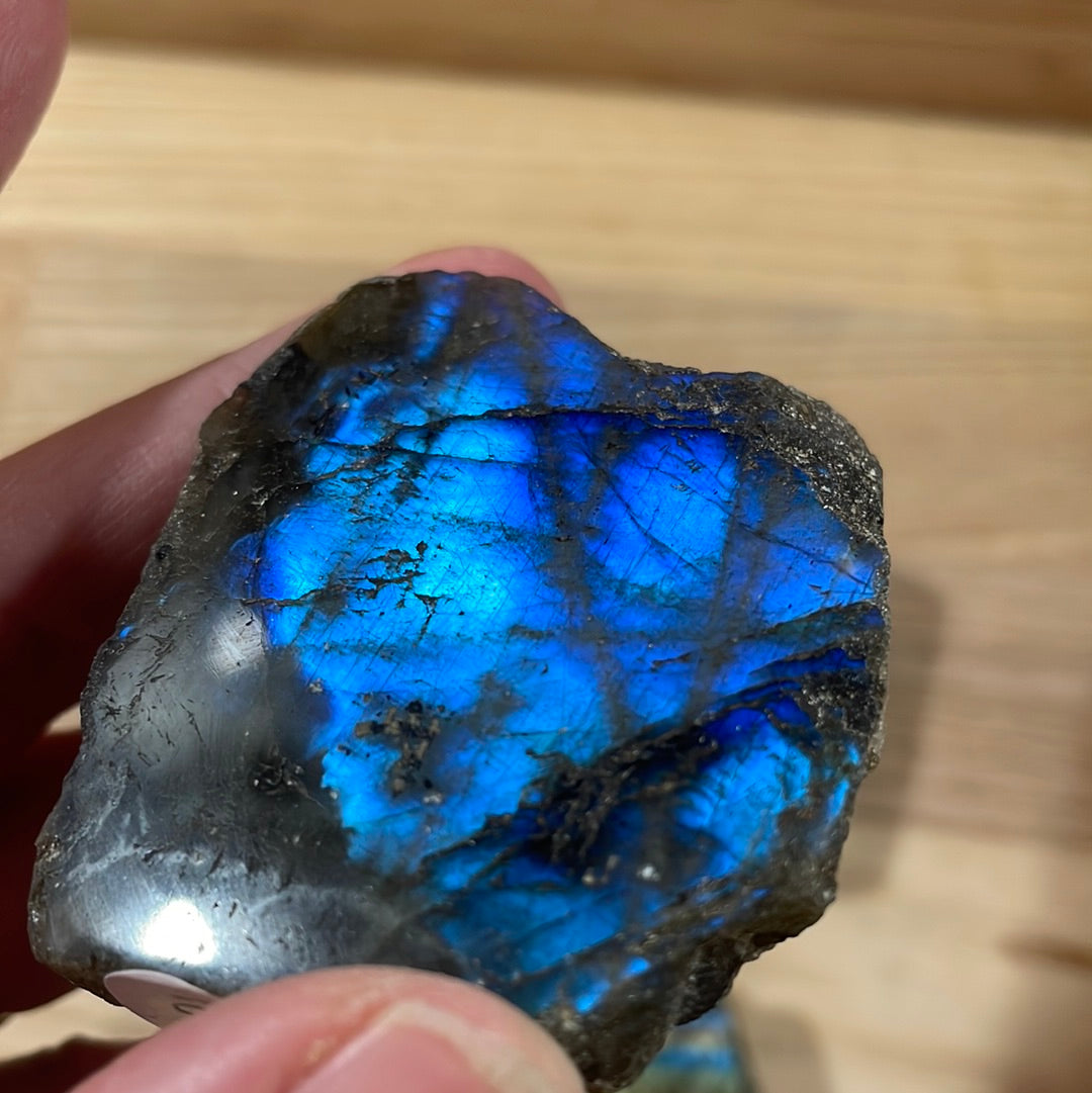 Labradorite - Raw with polished front