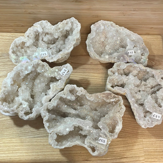 Angel Aura Quartz Geodes - Large/Display Pieces