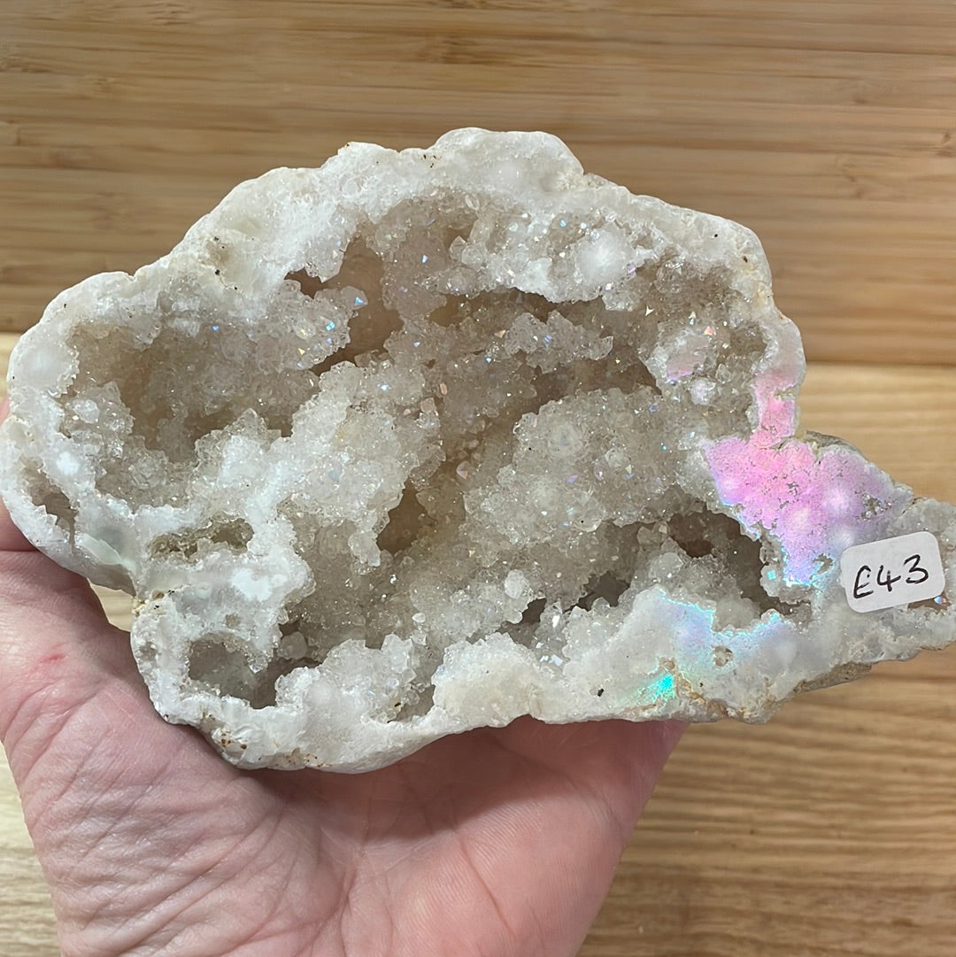 Angel Aura Quartz Geodes - Large/Display Pieces