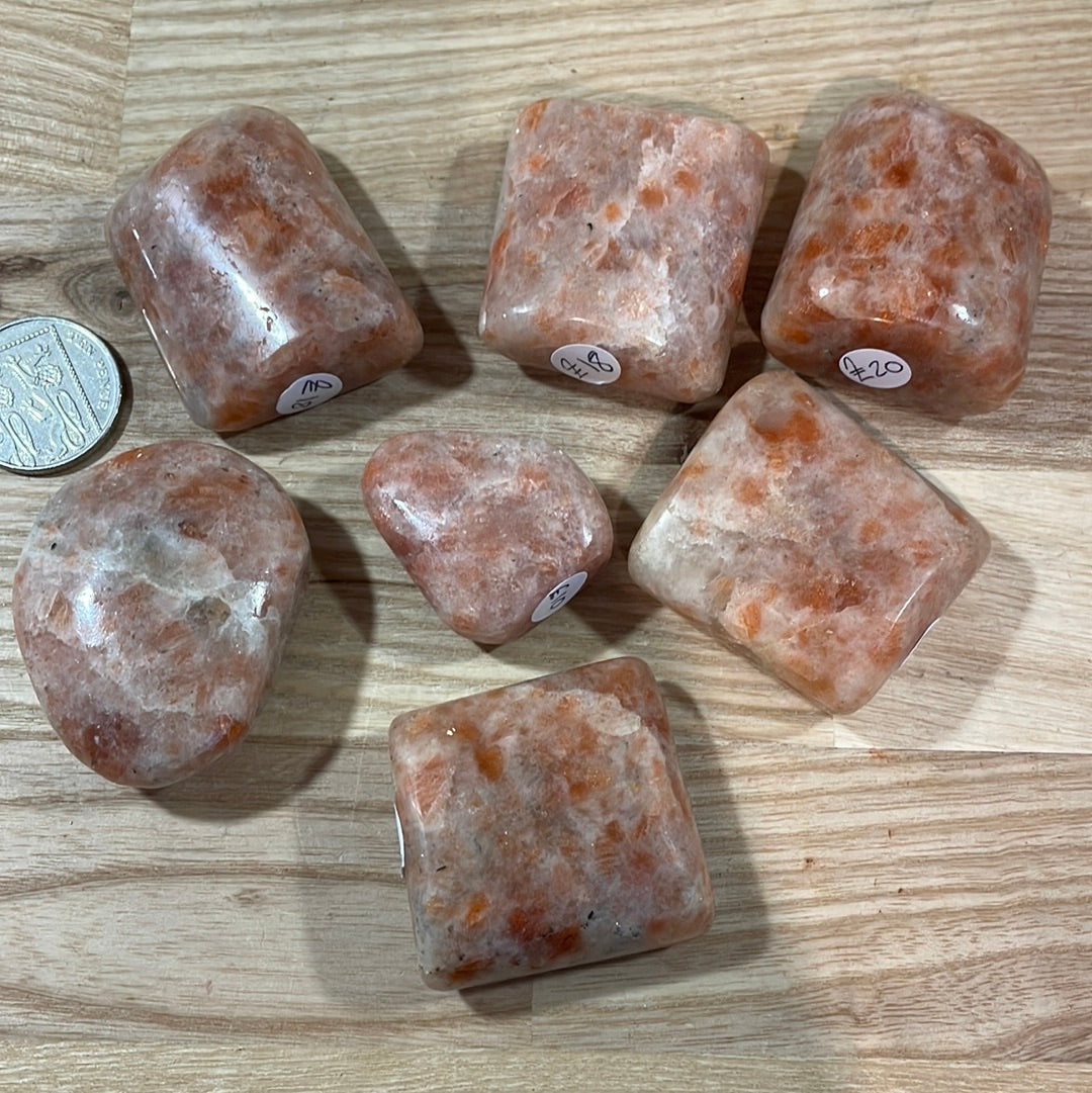 Sunstone A Grade Pebbles/Freeforms