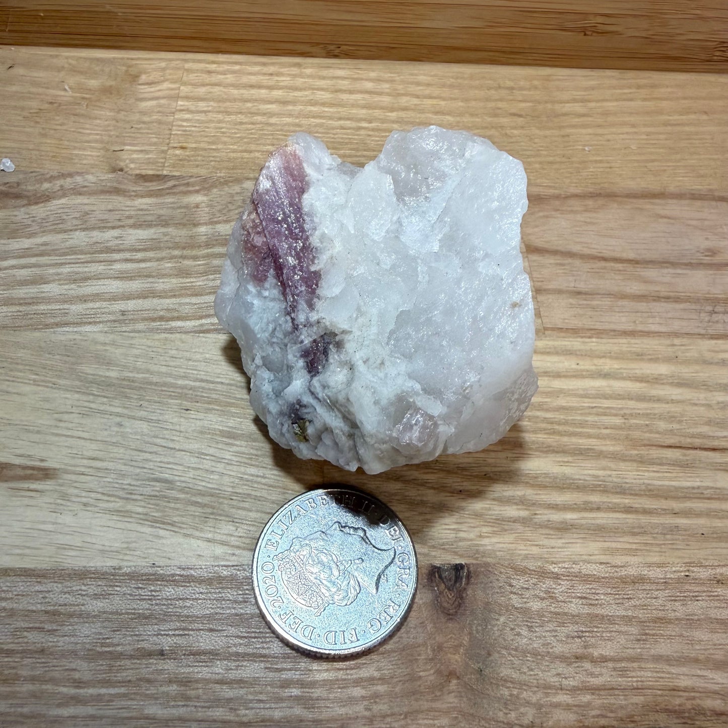 Pink Tourmaline in Quartz Matrix