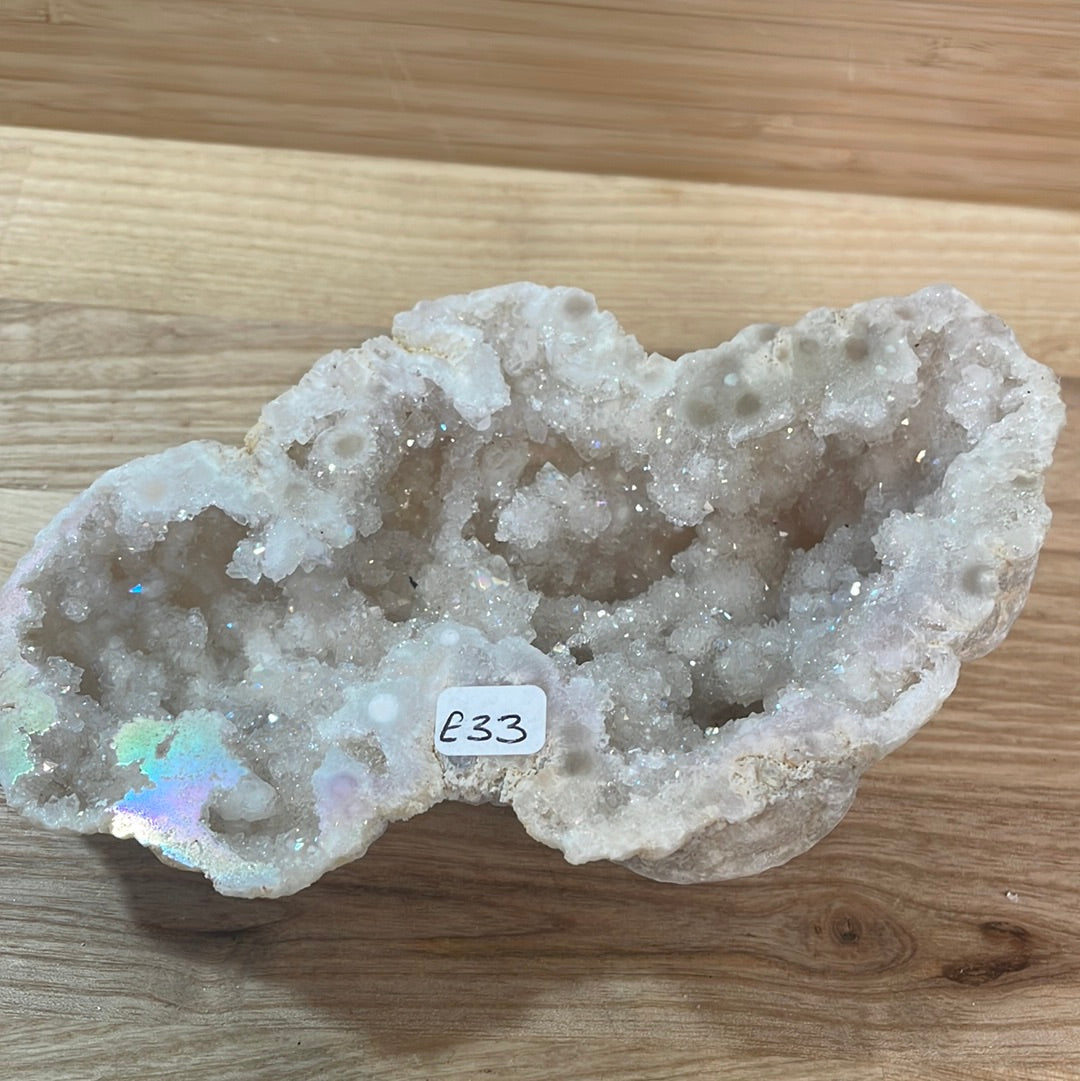 Angel Aura Quartz Geodes - Large/Display Pieces
