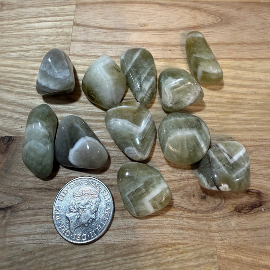 Prasiolite Tumblestones