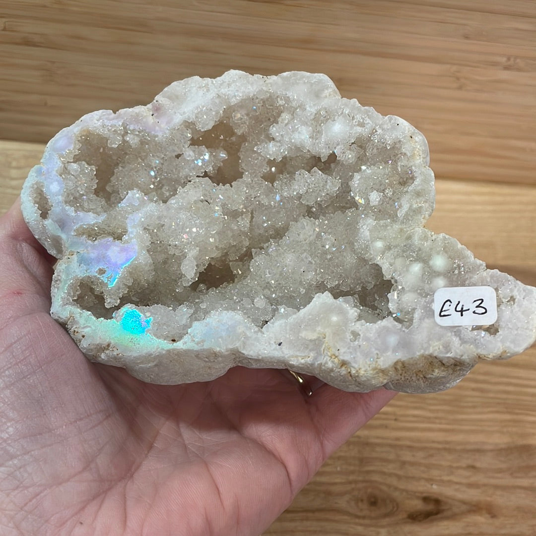 Angel Aura Quartz Geodes - Large/Display Pieces