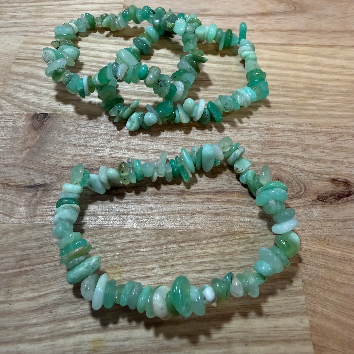 Chrysoprase Chip Bracelet