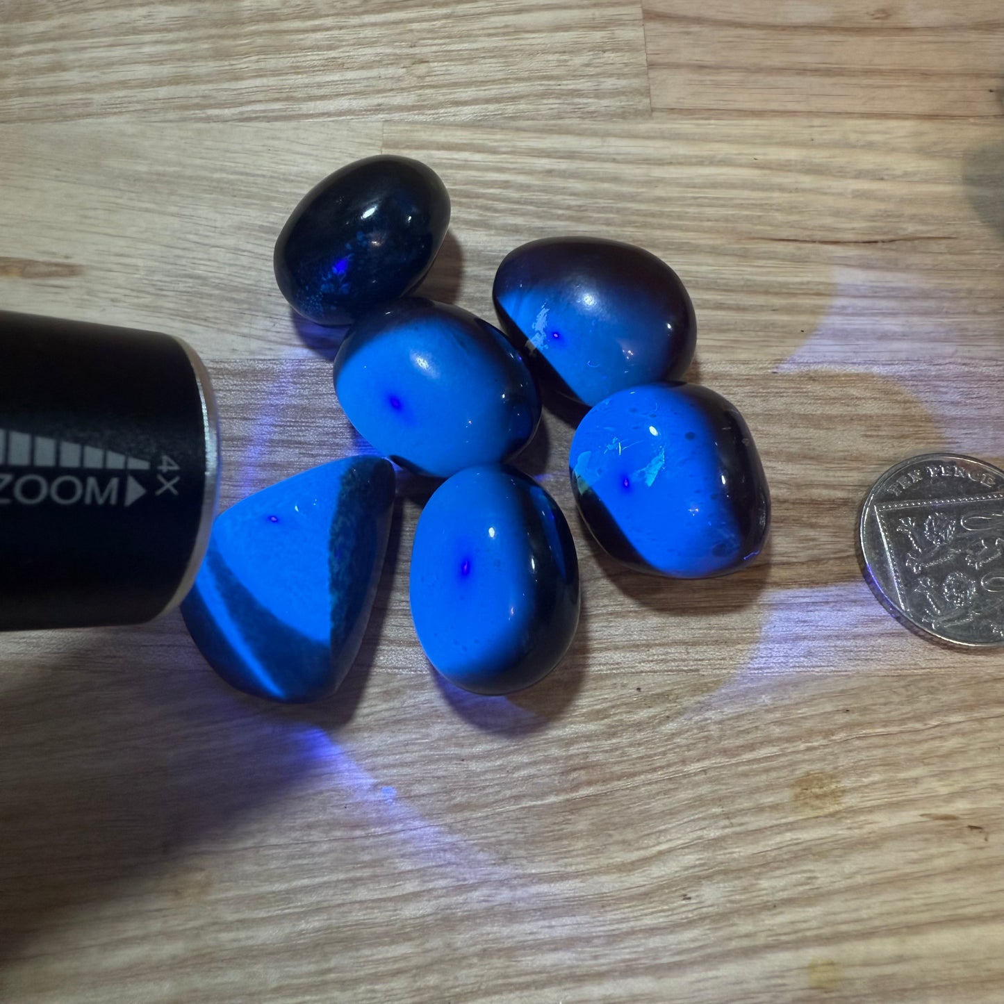 Blue Amber (UV Reactive)