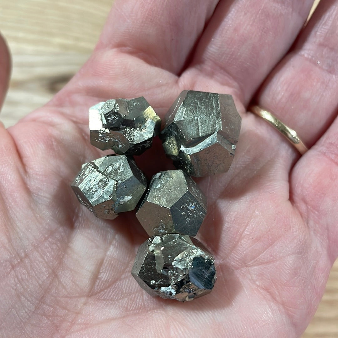 Pyrite - Hexagonal Pieces