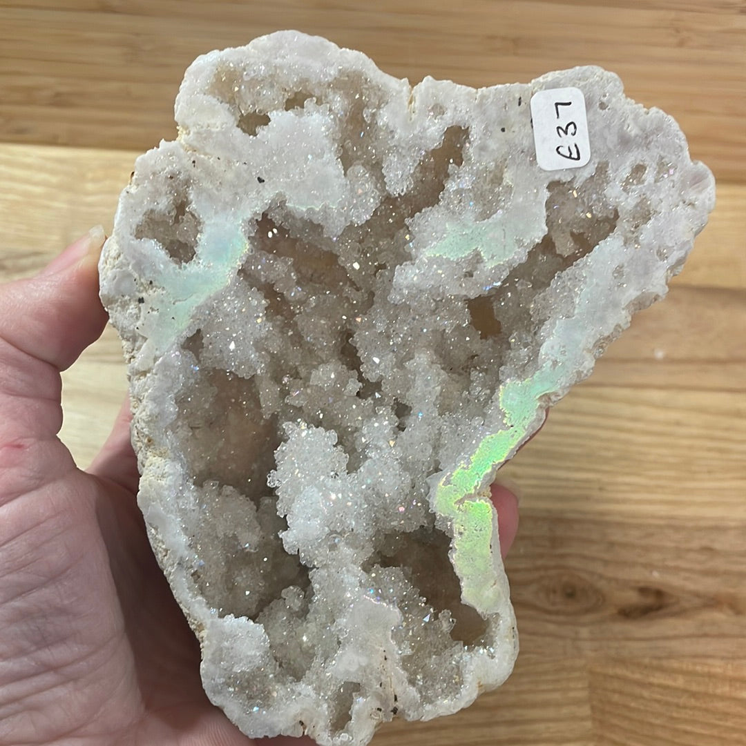 Angel Aura Quartz Geodes - Large/Display Pieces