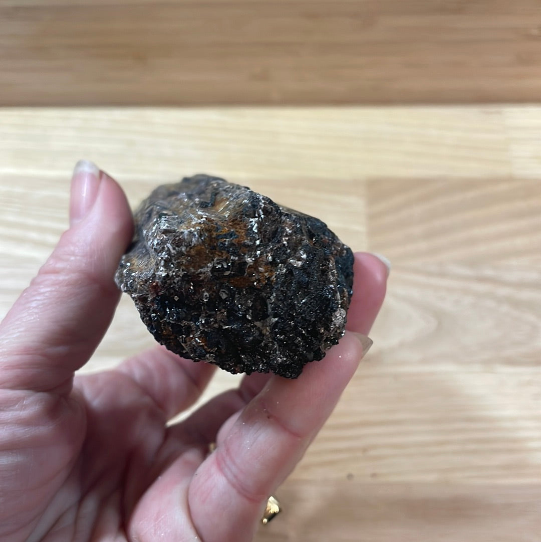 Black Tourmaline specimens with Mica