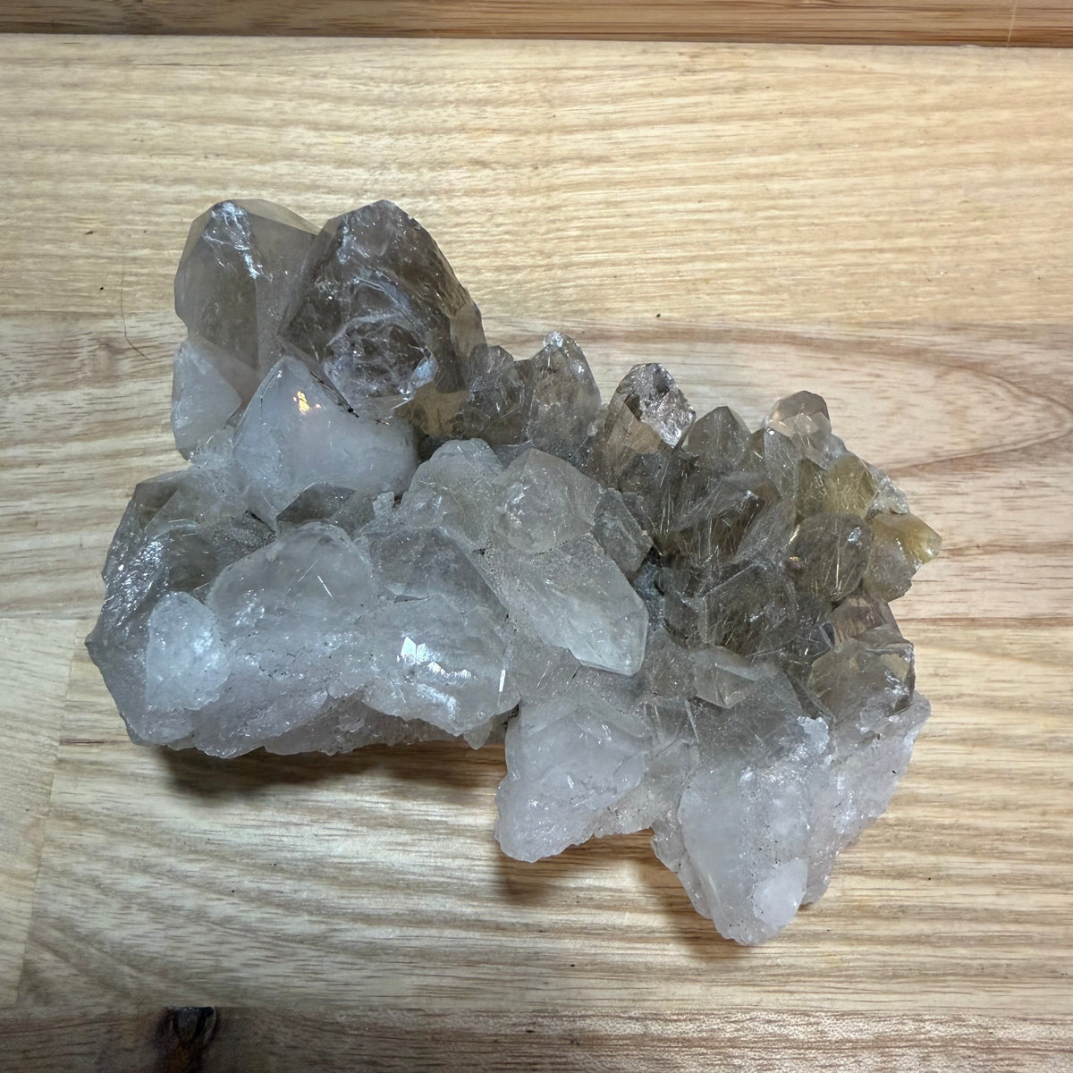 Rutilated Quartz Cluster