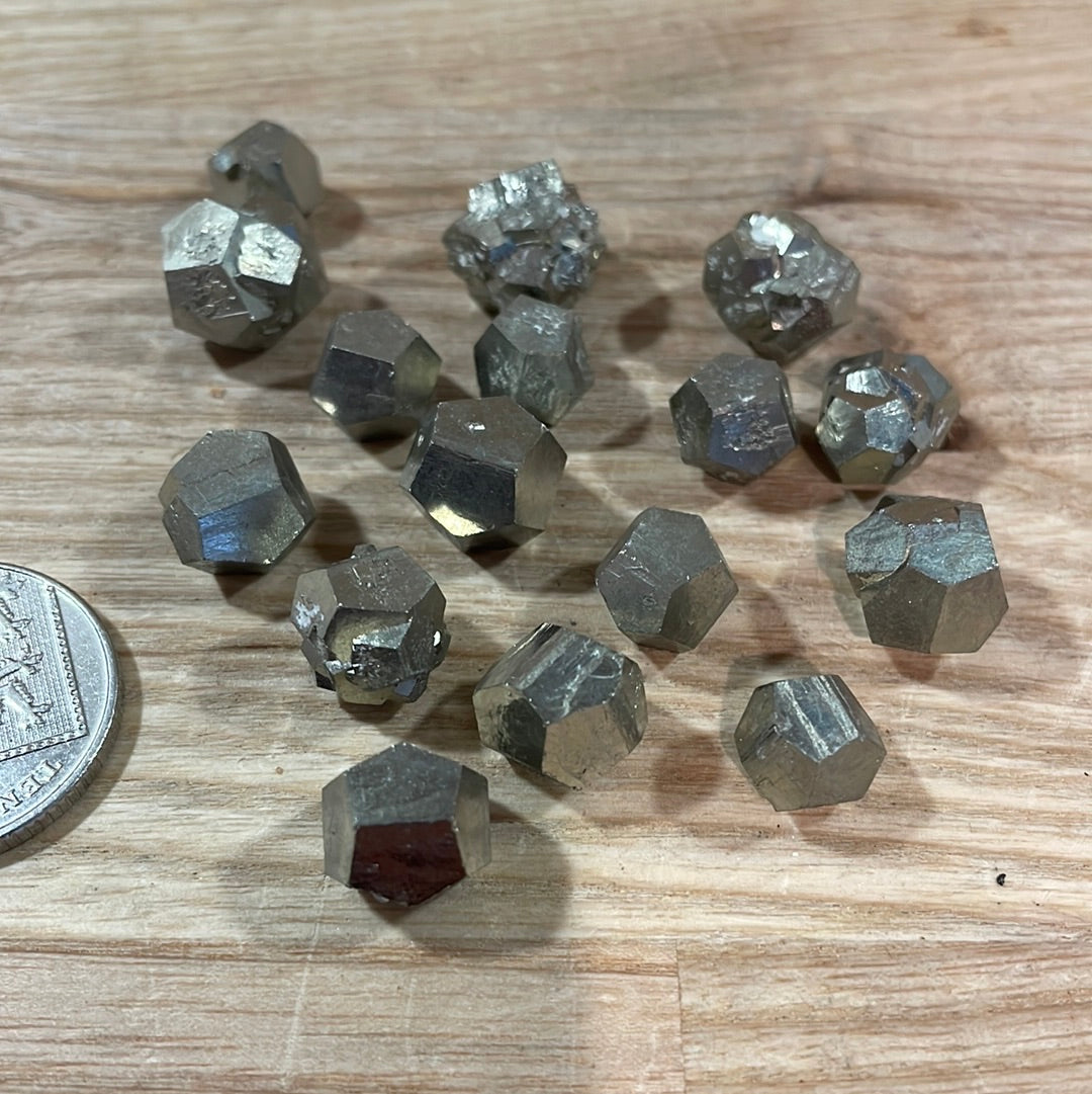 Pyrite - Hexagonal Pieces