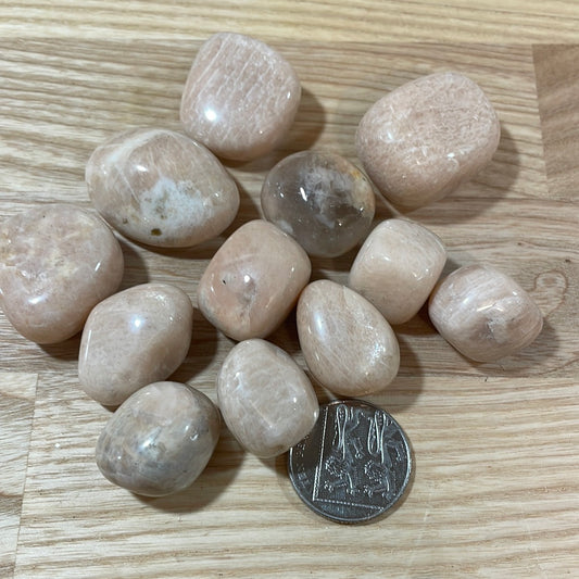 Peach Moonstone Tumblestone