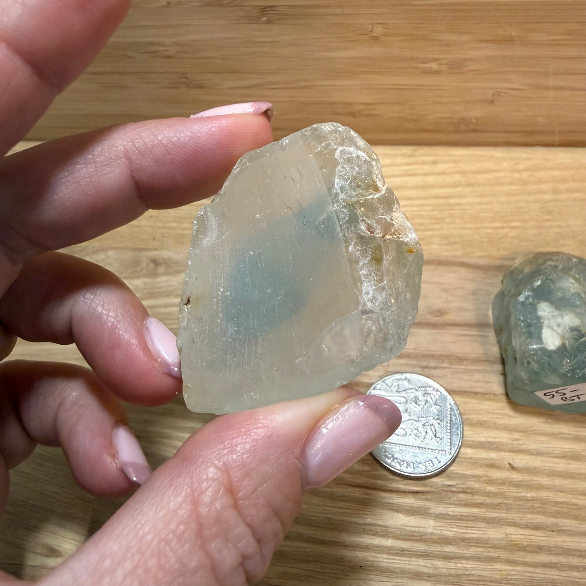 Blue Topaz raw pieces A grade
