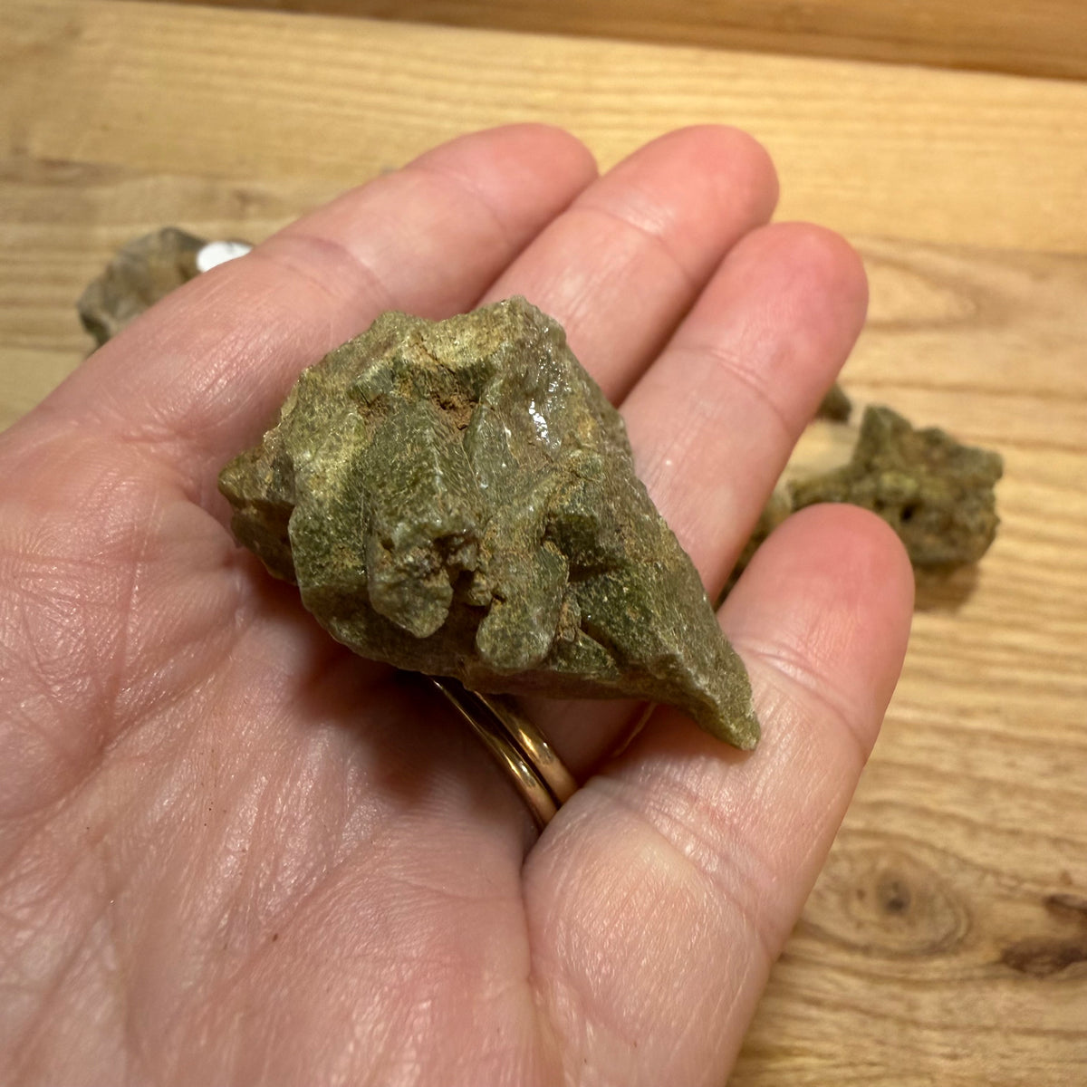 Epidote in Quartz