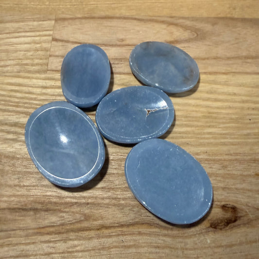 Angelite Thumb Stone