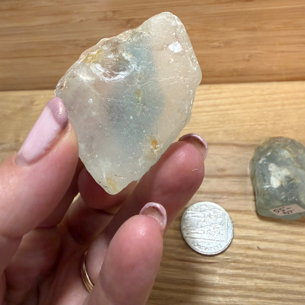 Blue Topaz raw pieces A grade
