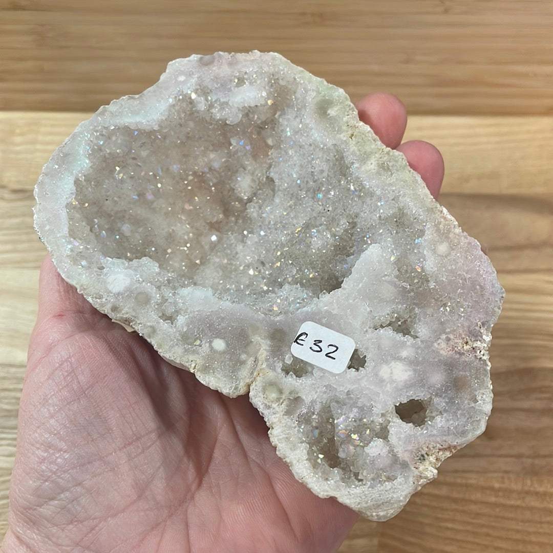 Angel Aura Quartz Geodes - Large/Display Pieces
