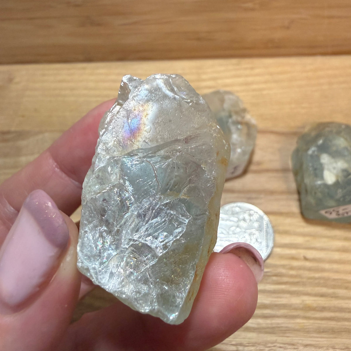 Blue Topaz raw pieces A grade