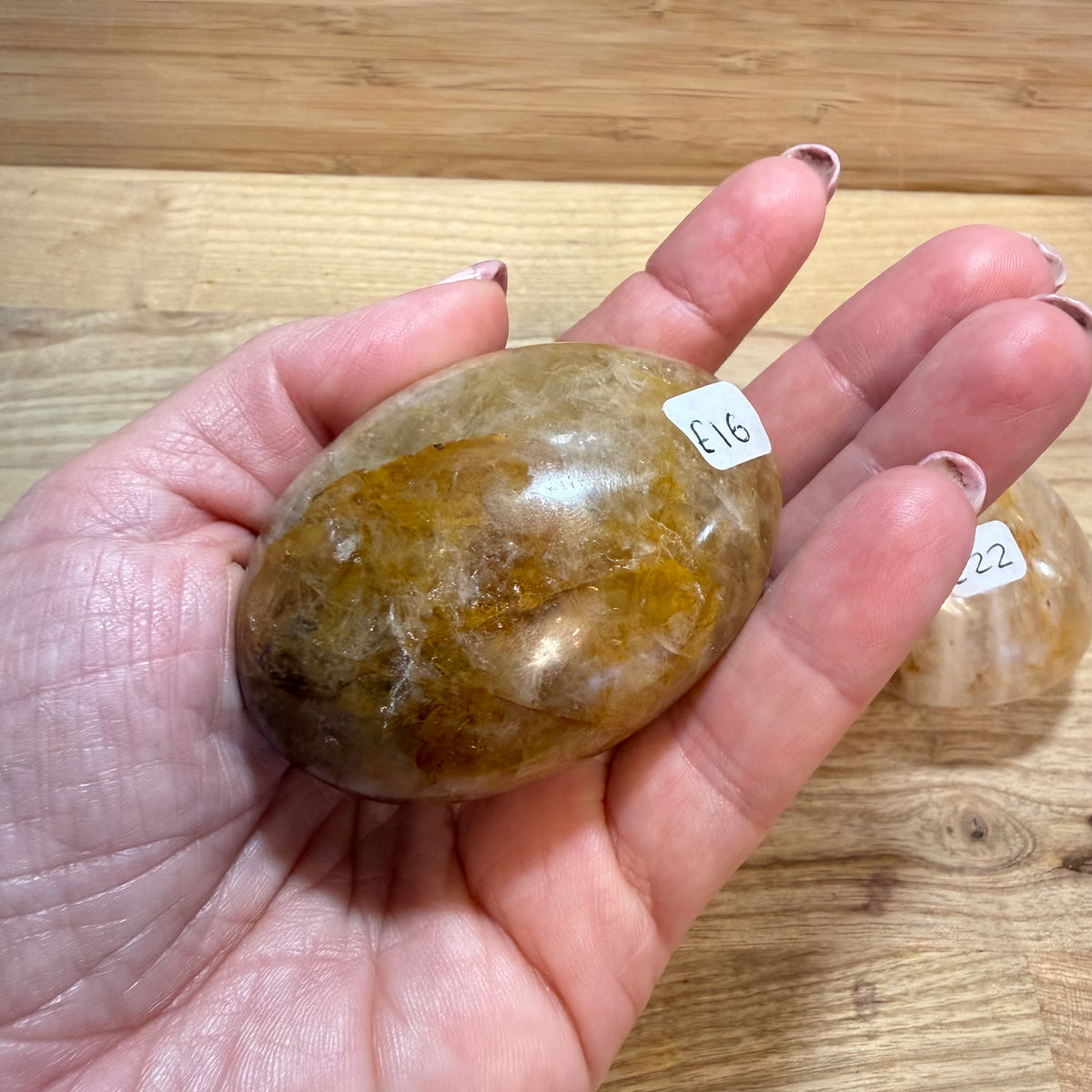 Golden Healer Palmstones