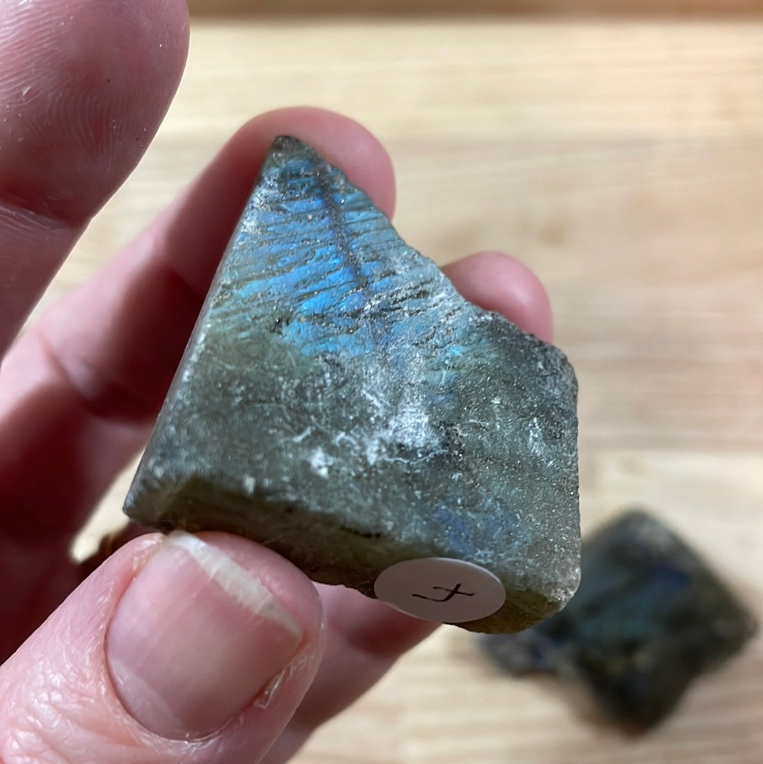 Labradorite - Raw with polished front