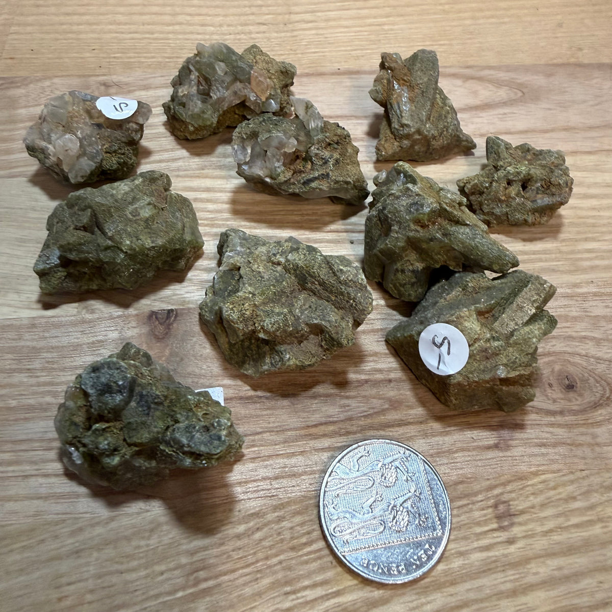 Epidote in Quartz