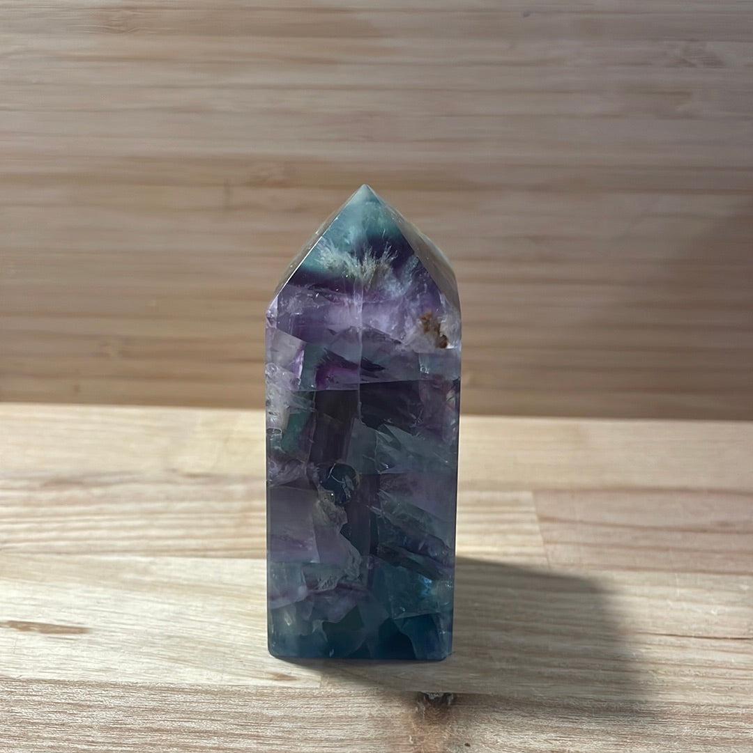 Feather Fluorite Points