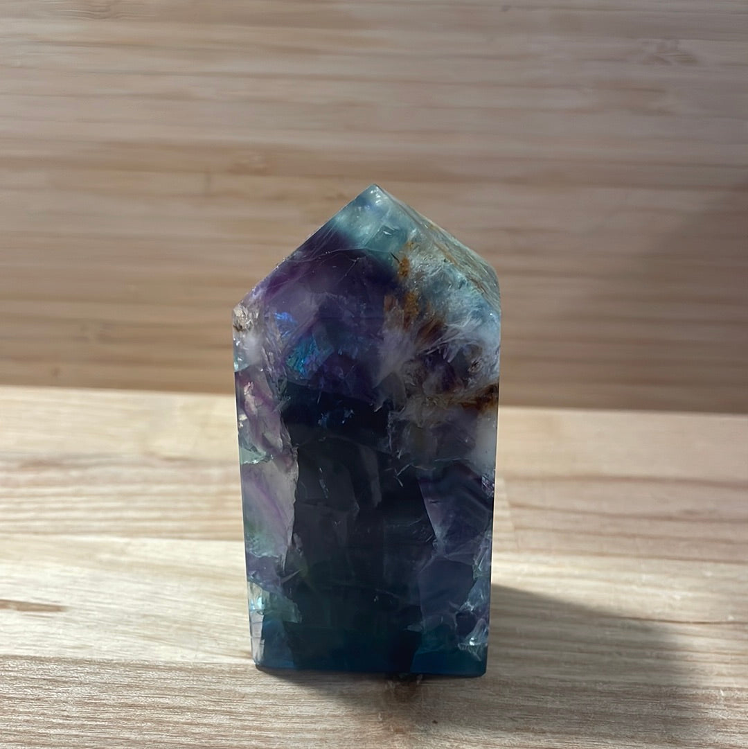 Feather Fluorite Points