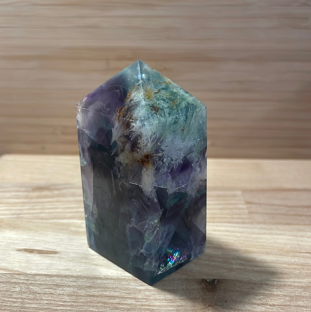 Feather Fluorite Points