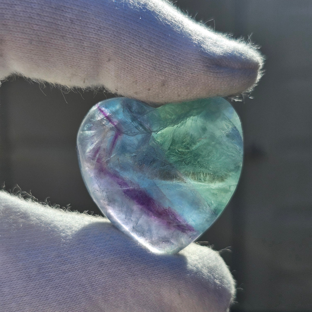 Premium Fluorite Hearts