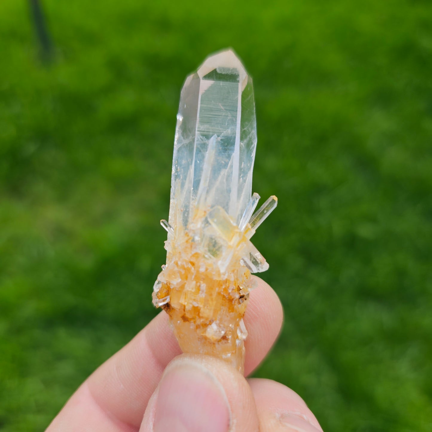 Blue Mist Lemurian Quartz Points