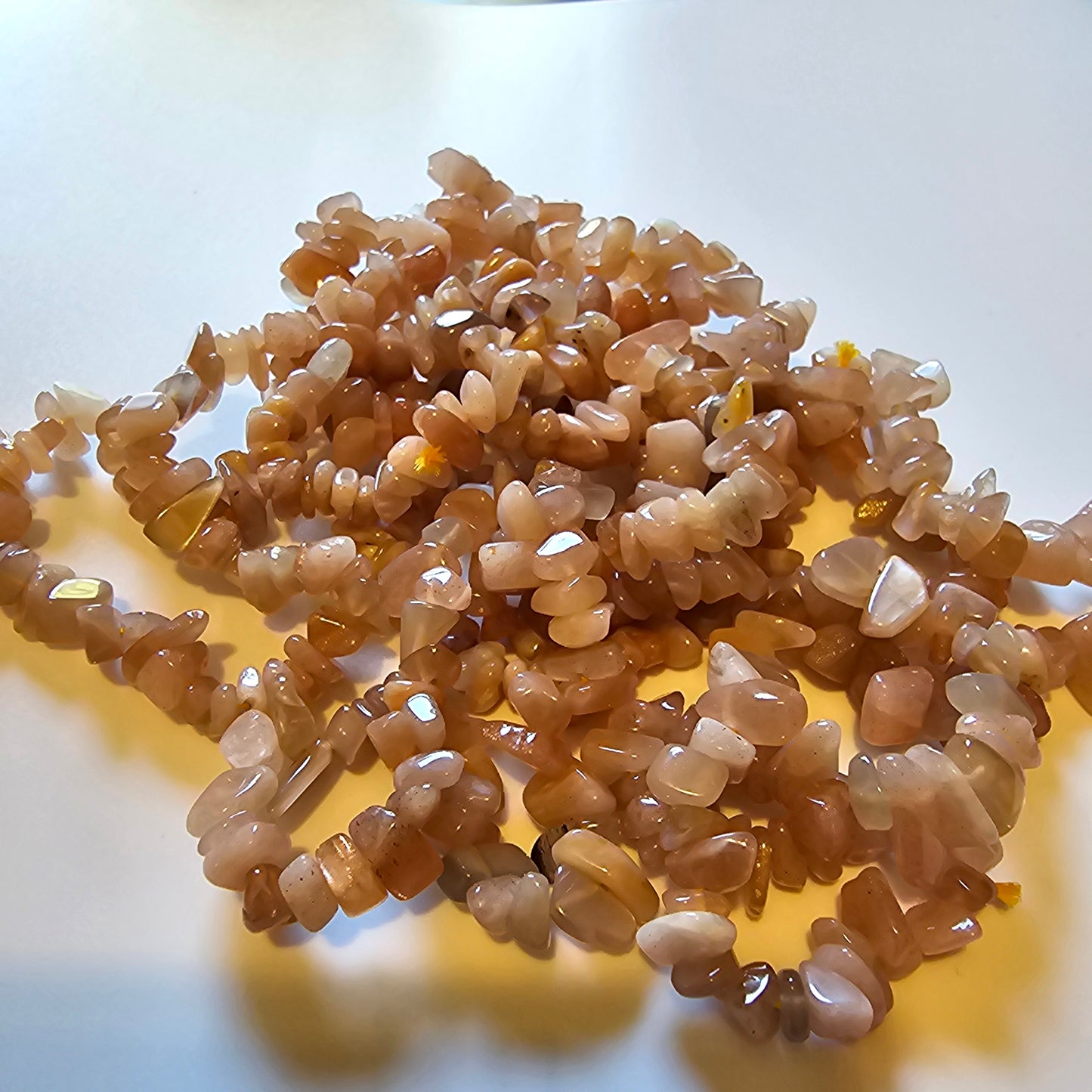 Moonstone Chip Bracelet.