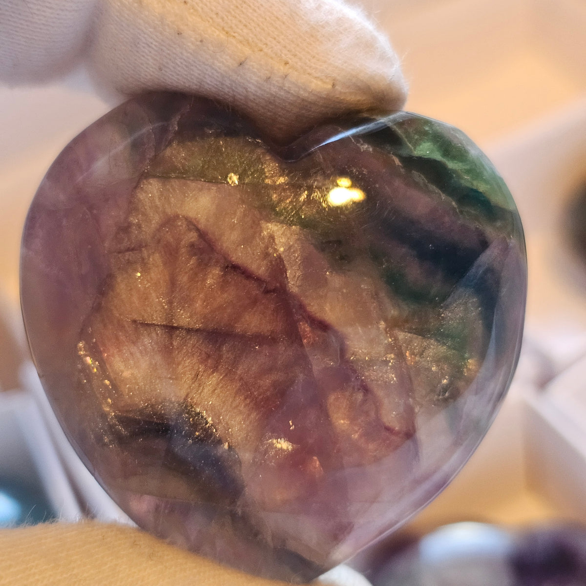 Premium Fluorite Hearts