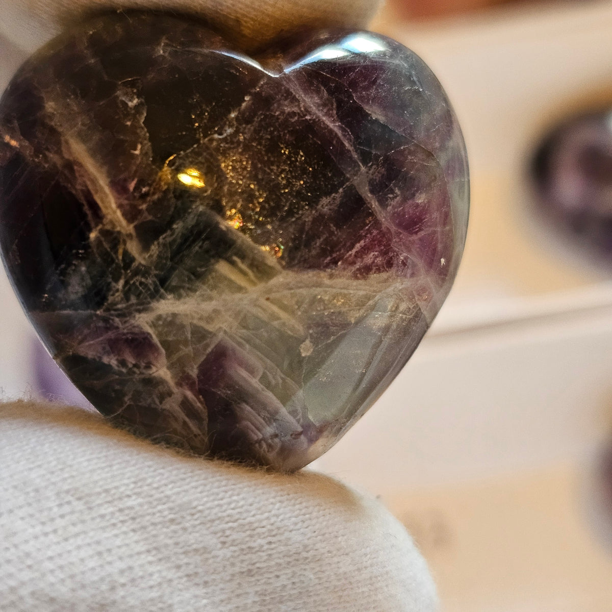 Premium Fluorite Hearts