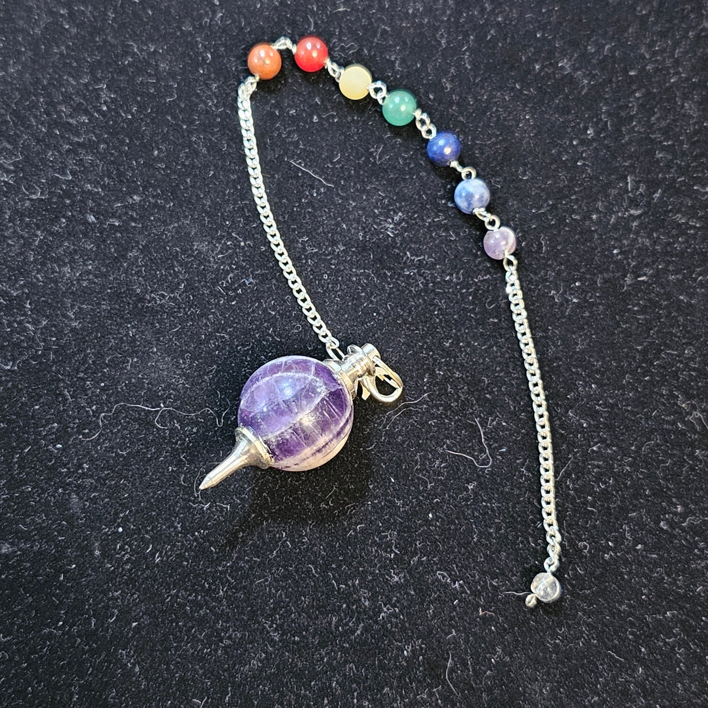 Amethyst Sphere Pendulum
