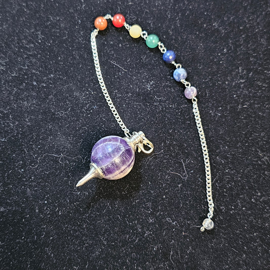 Amethyst Sphere Pendulum