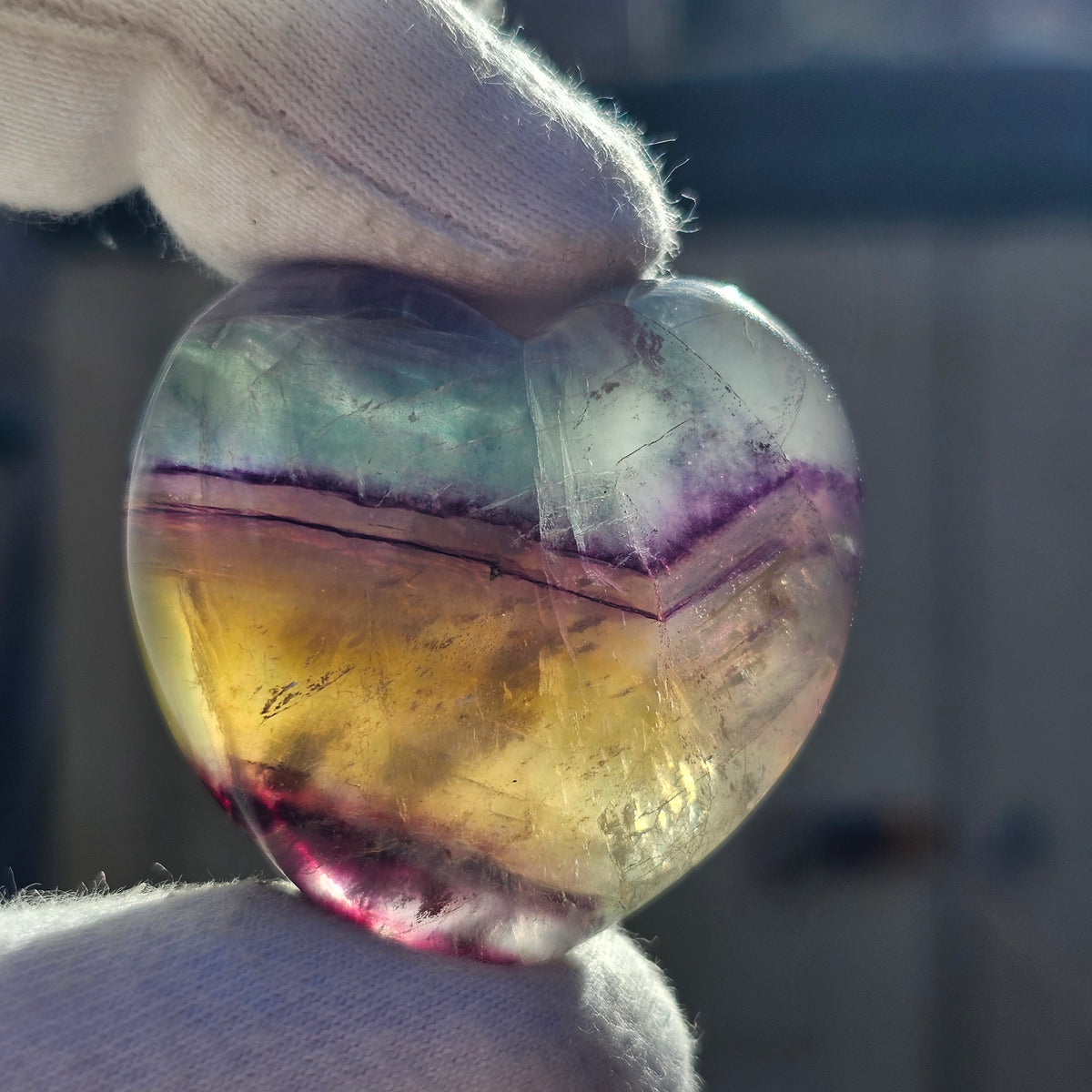 Premium Fluorite Hearts