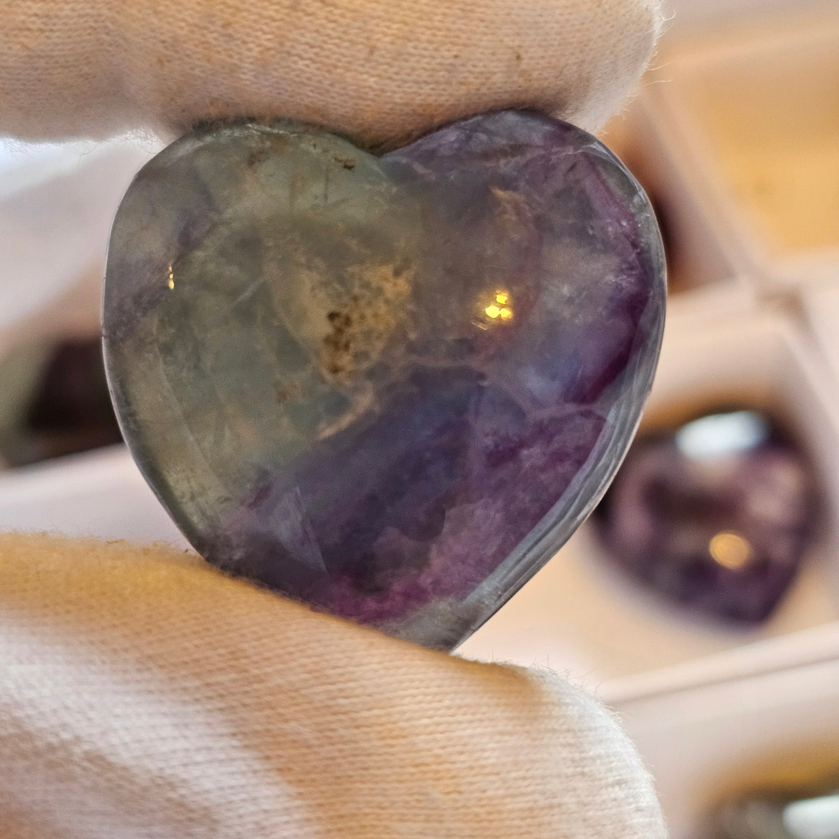Premium Fluorite Hearts