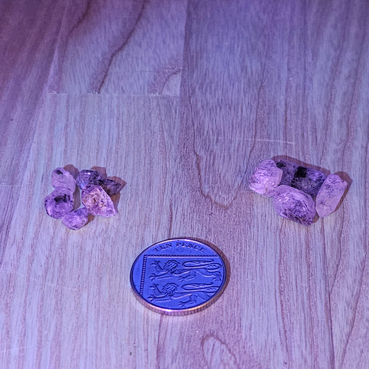 Smokey Fluorite Diamonds - Australia (UV)