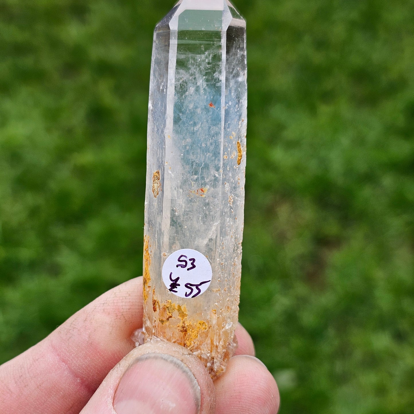 Blue Mist Lemurian Quartz Points