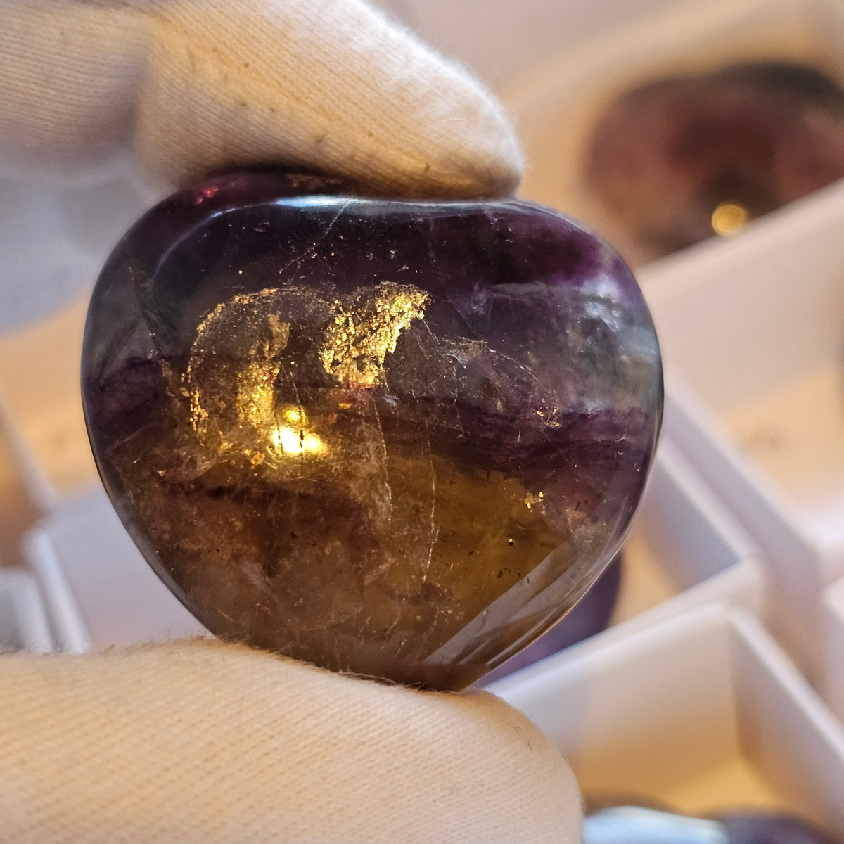 Premium Fluorite Hearts