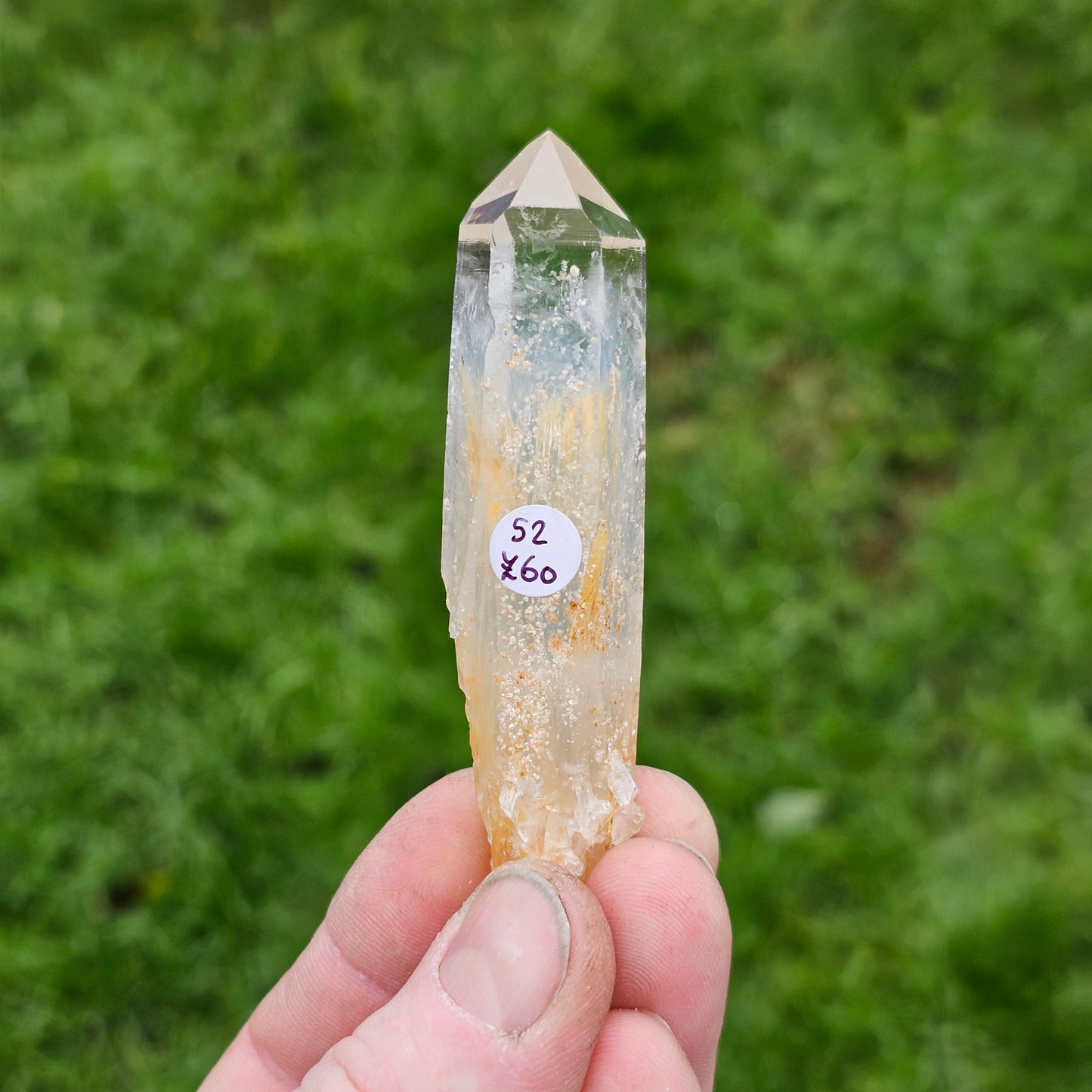 Blue Mist Lemurian Quartz Points