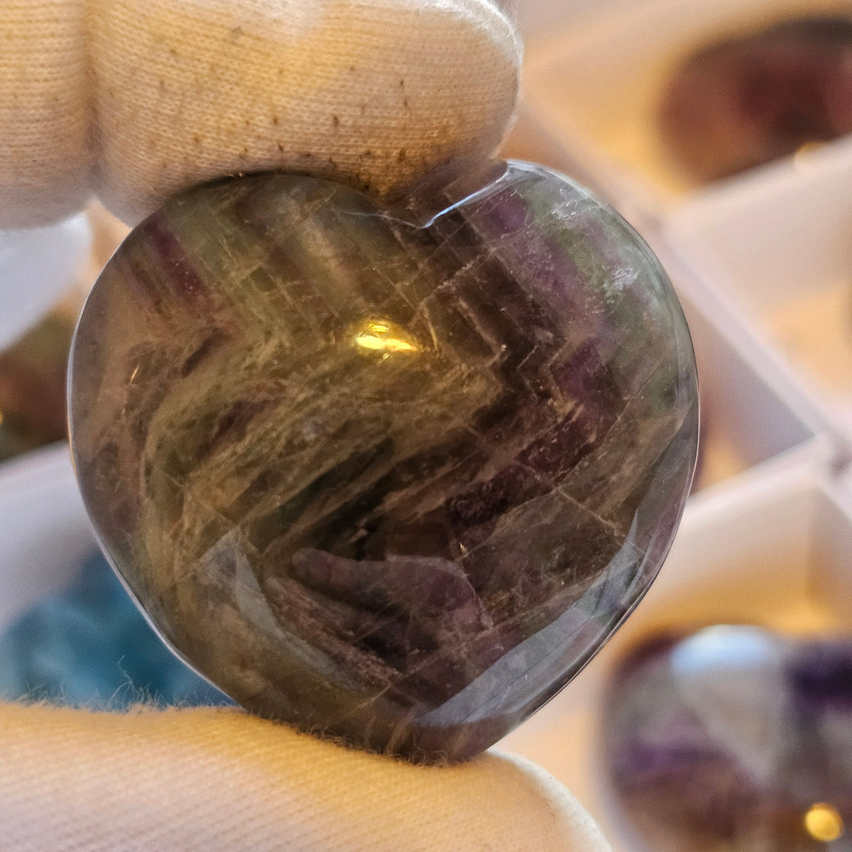 Premium Fluorite Hearts