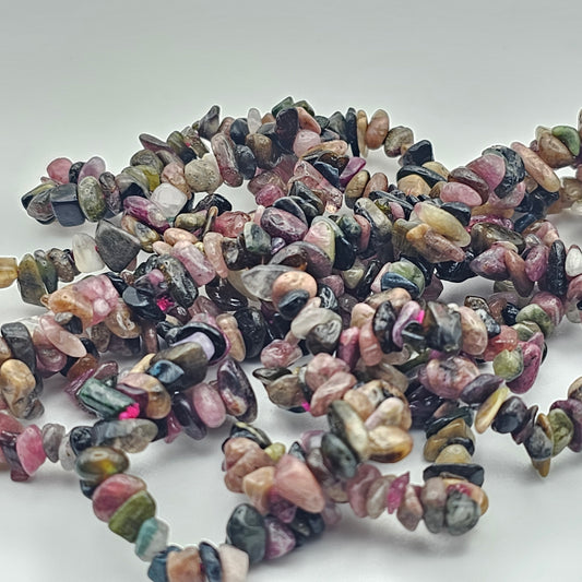 Mixed Tourmaline Chip Bracelet
