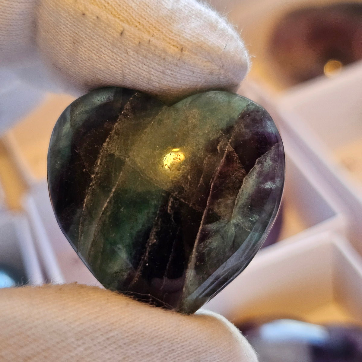 Premium Fluorite Hearts