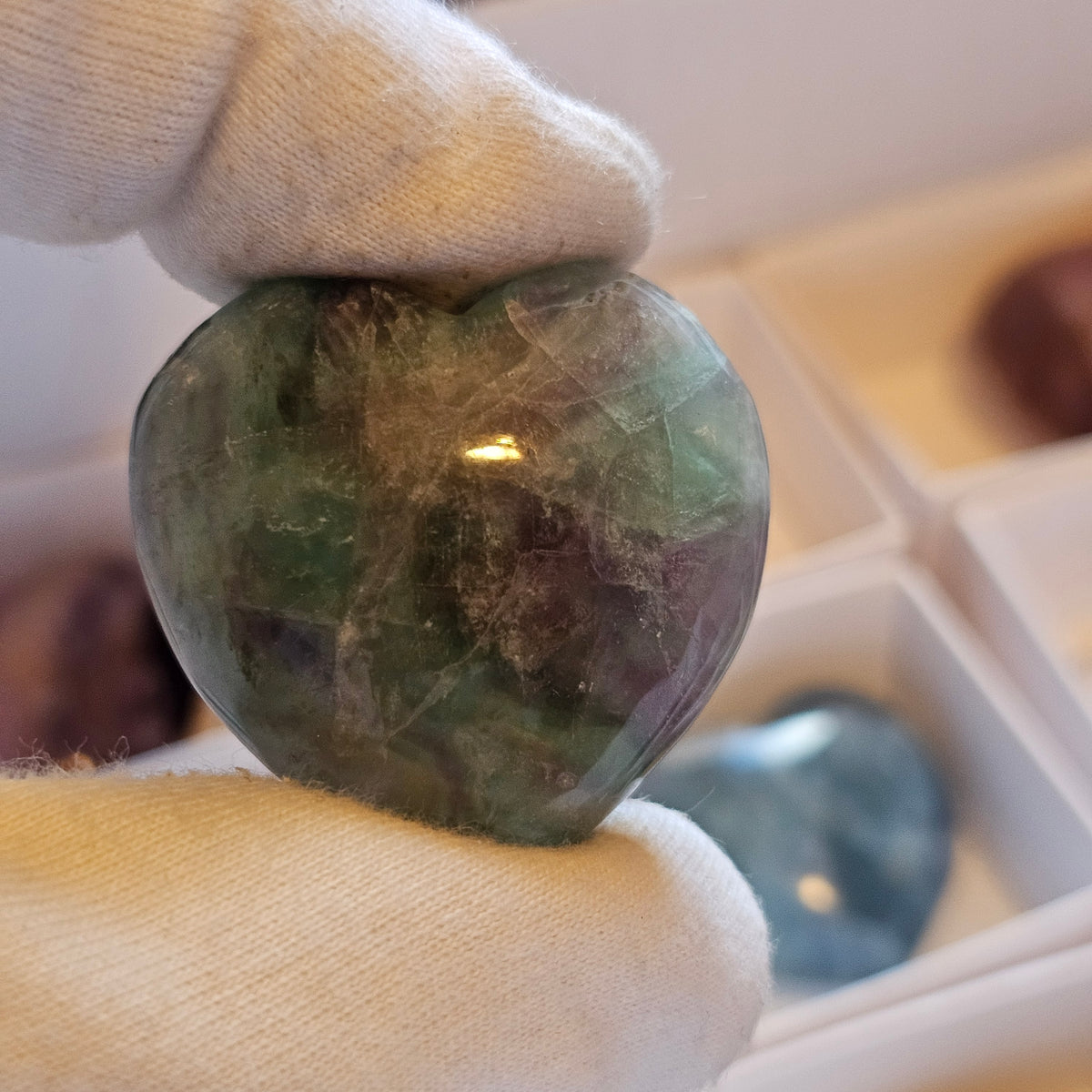 Premium Fluorite Hearts