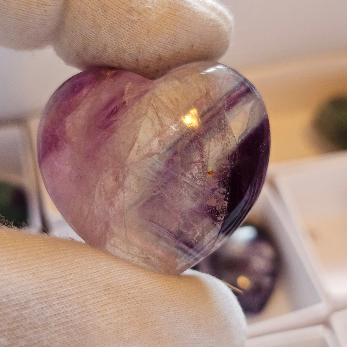 Premium Fluorite Hearts