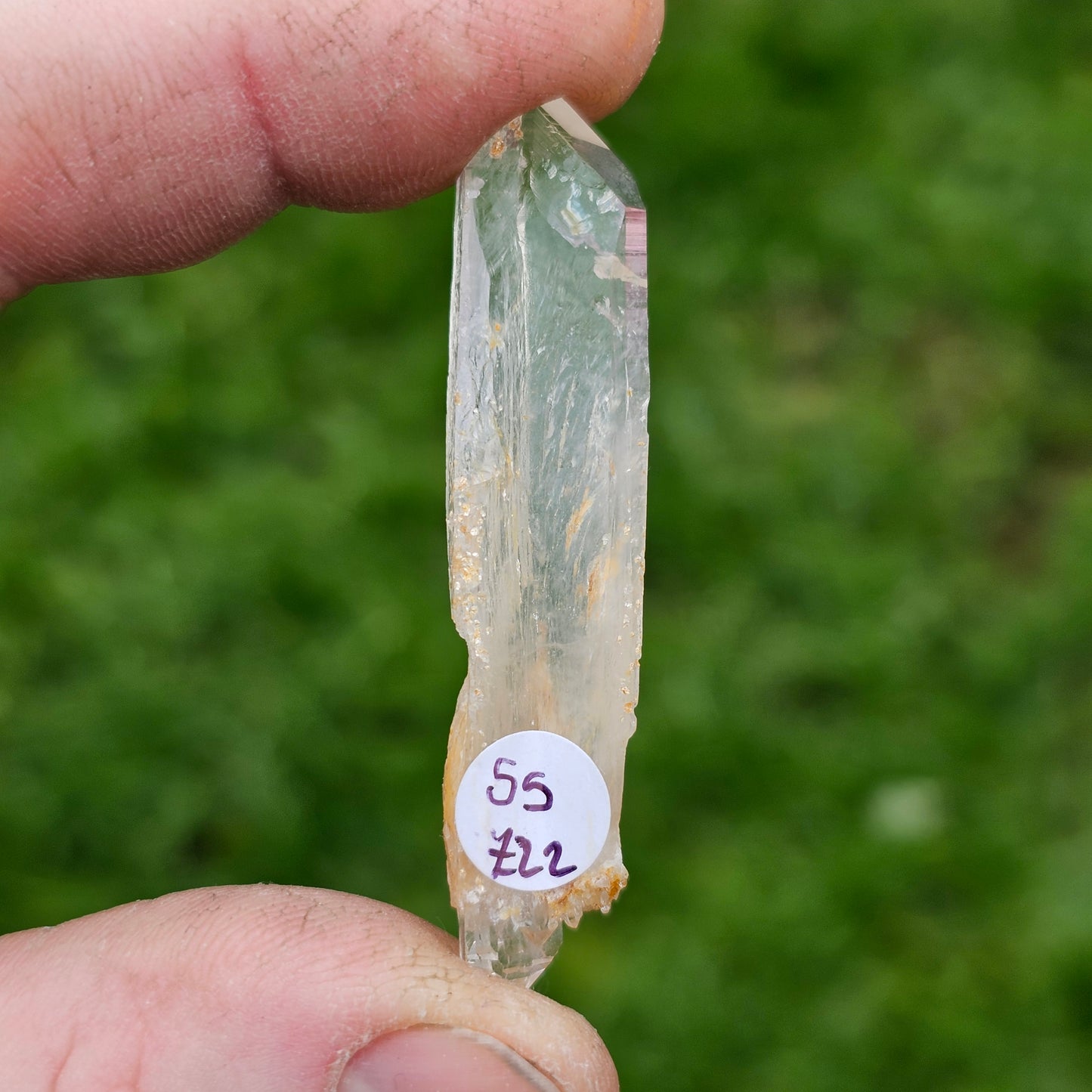 Blue Mist Lemurian Quartz Points