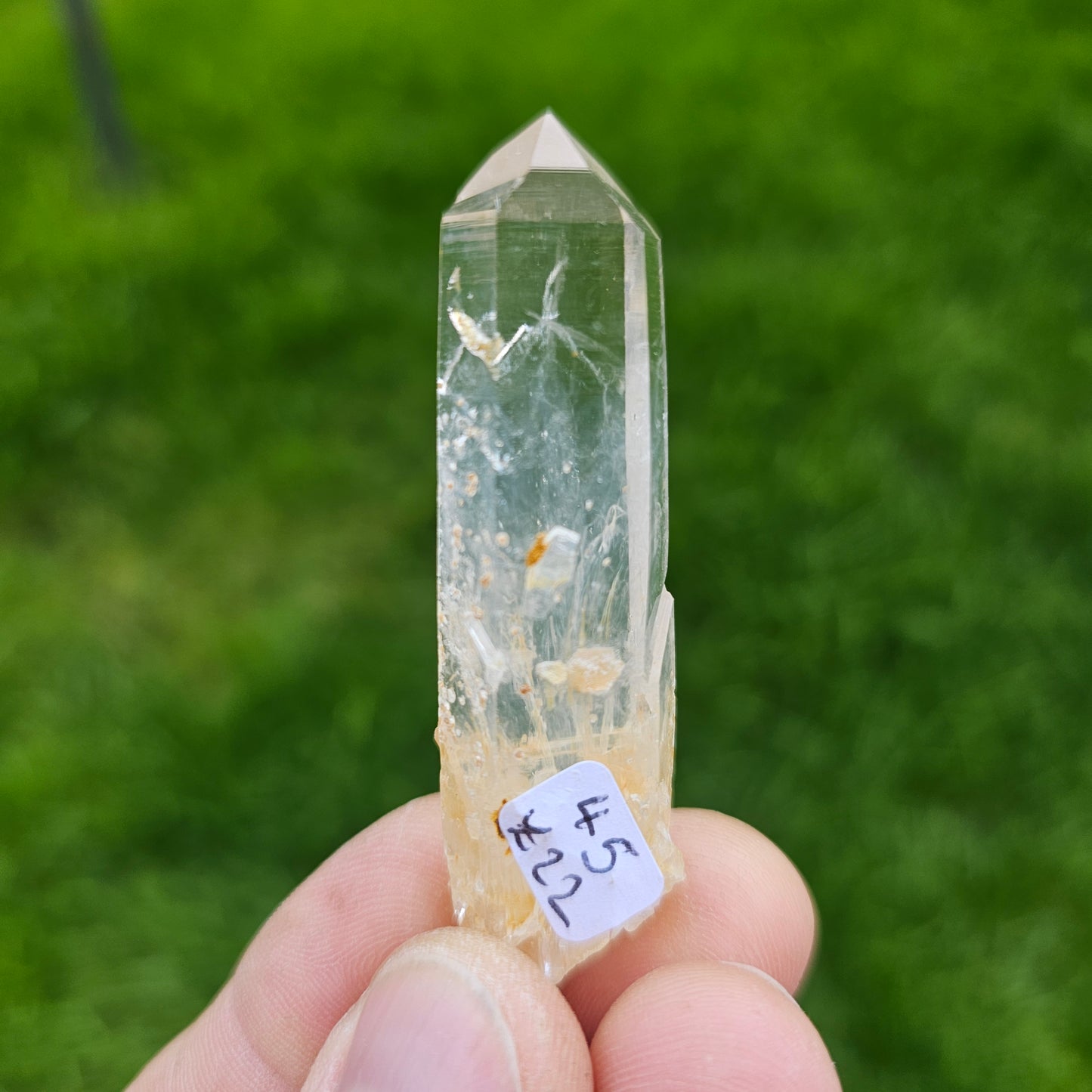 Blue Mist Lemurian Quartz Points