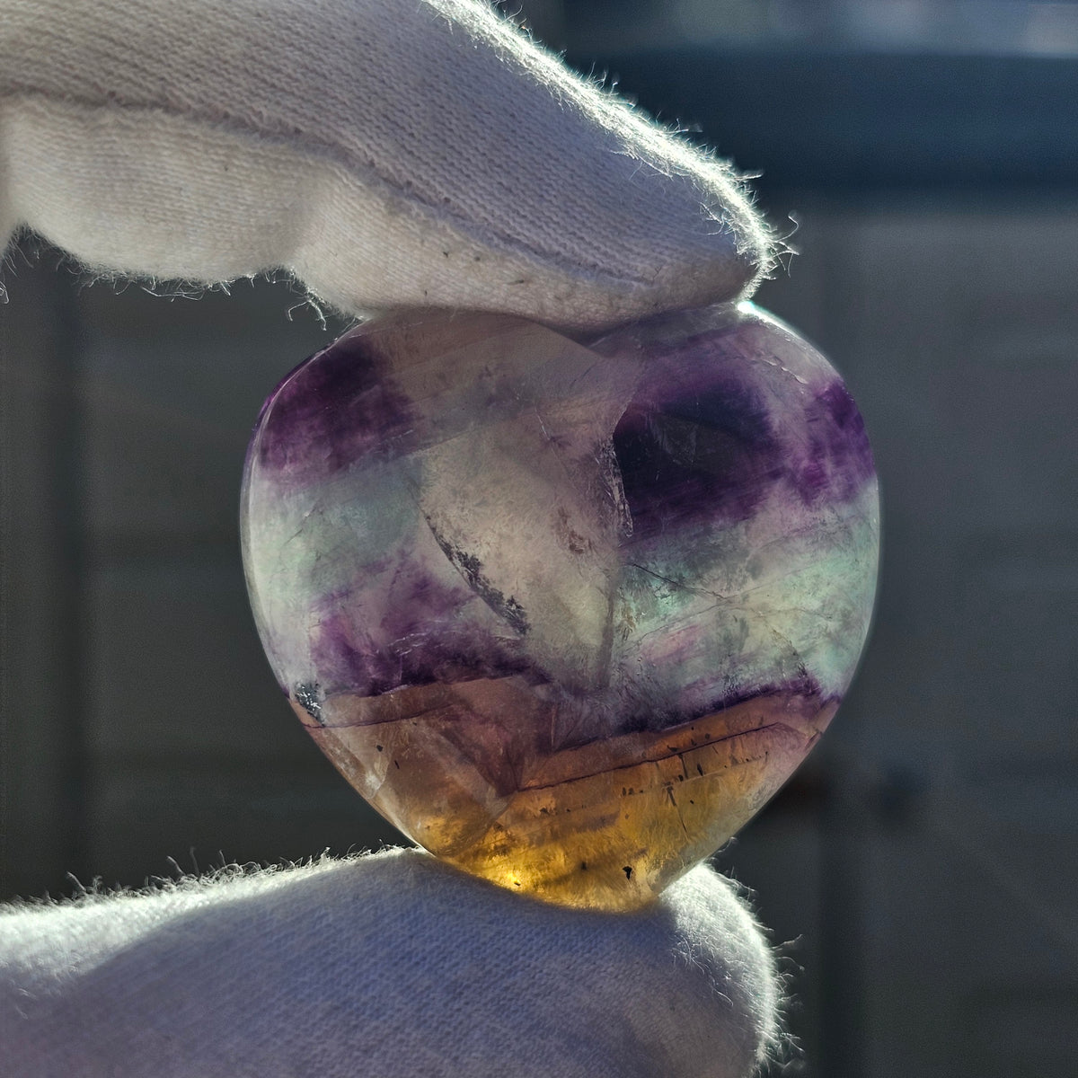 Premium Fluorite Hearts
