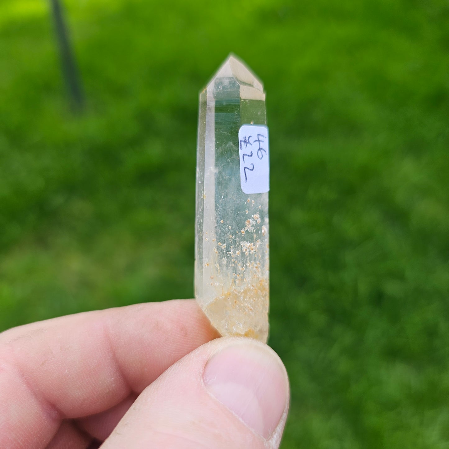Blue Mist Lemurian Quartz Points